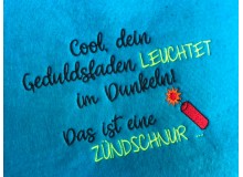 Stickdatei - Dein Geduldsfaden leuchtet